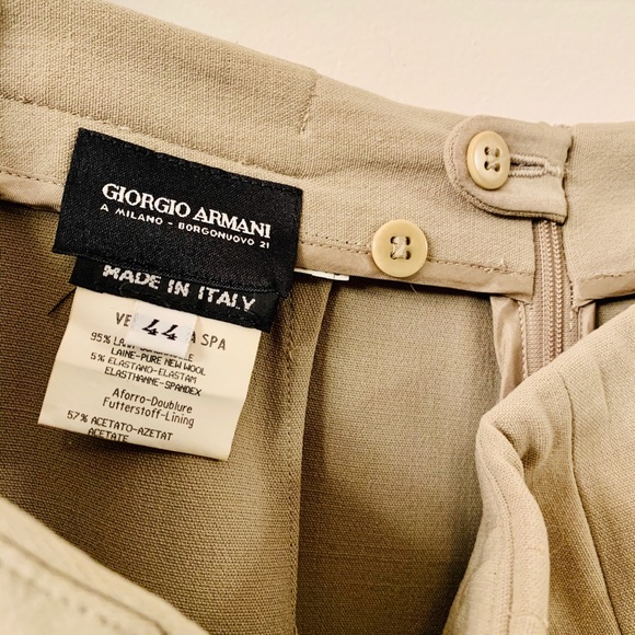 Glamorous Giorgio Armani vintage wide leg trousers - Picture 3 of 4